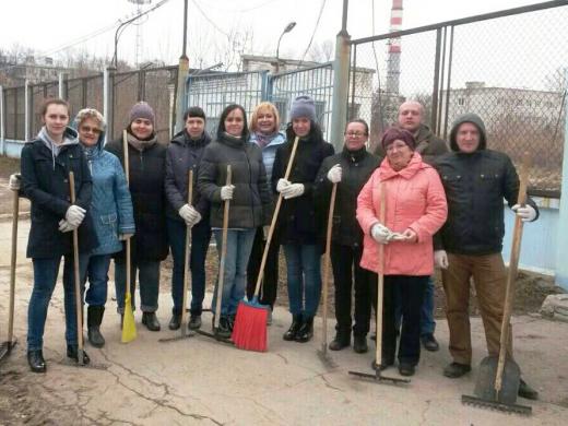 Сотрудники МП "Самараводоканал" приняли участие в общегородском субботнике